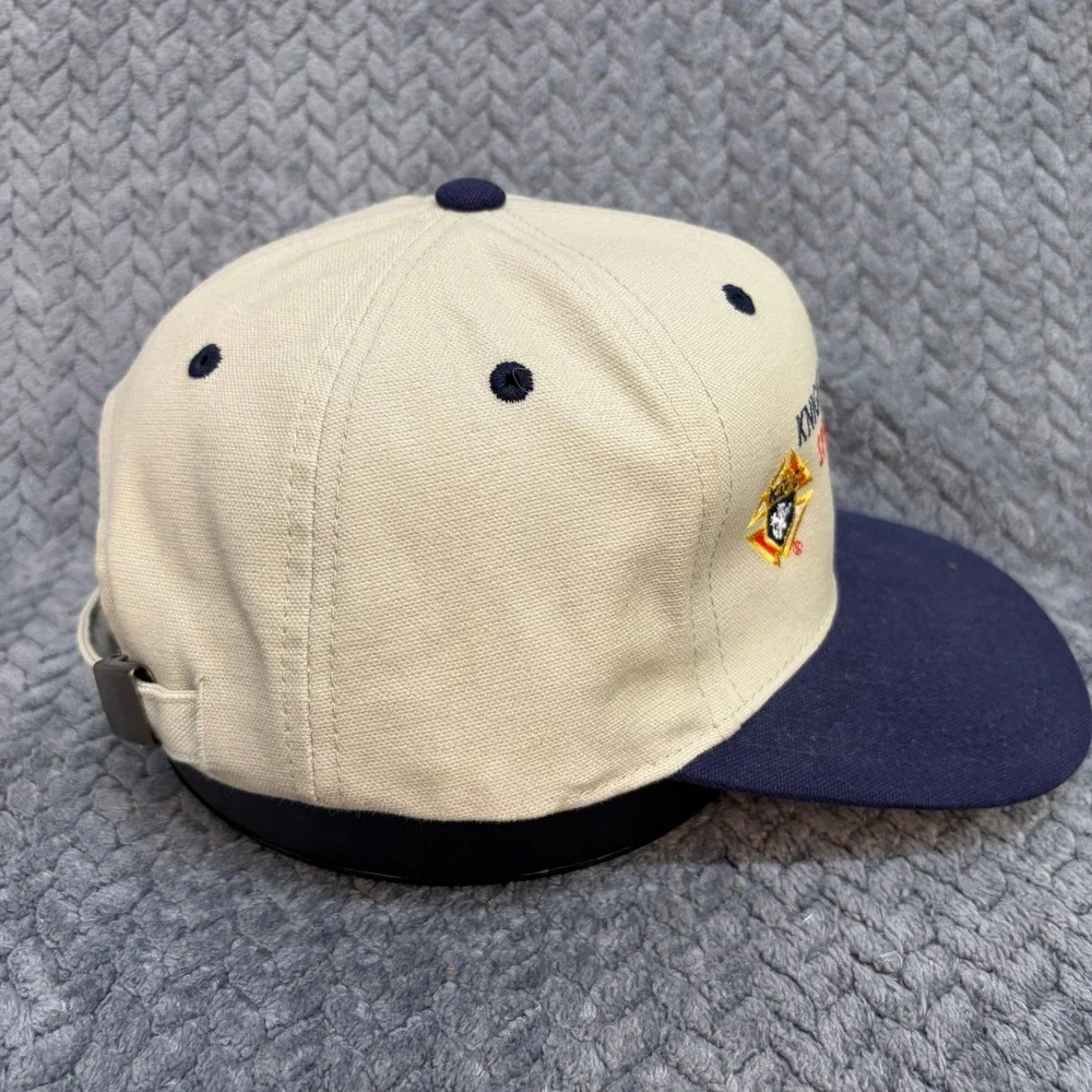 Knights of Columbus Special Olympics Golf Classic 2006 Hat OC Tan Navy Cap